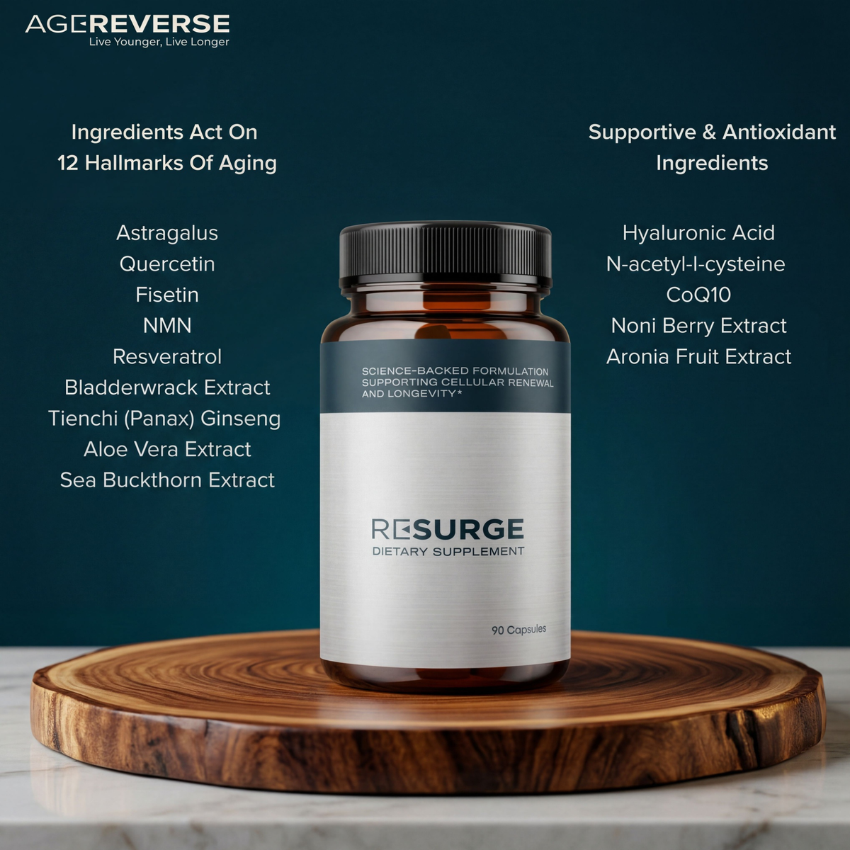 Resurge Dietary Supplement 90 Capsules